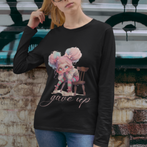 “Gave Up” Pastel Rebel Long Sleeve Tee