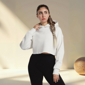 Cropped Oversized Hoodie – Warm, Stylish & Perfect for Winter Streetwear