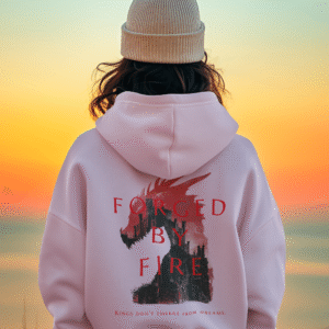 Forged by Fire – Unisex Oversized Hoodie